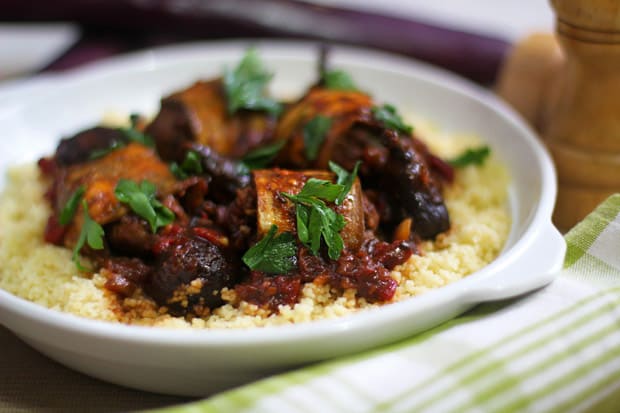 Aubergine Beef Kefta by The Giggling Gourmet