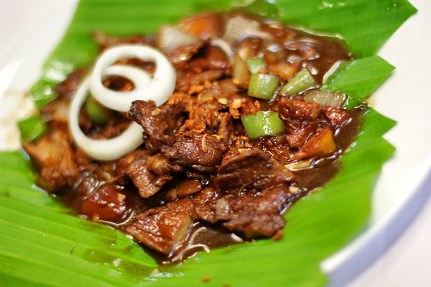 Tapang Baboy Damo in Balaw Balaw restaurant