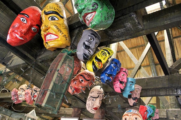 Balaw Balaw masks with dedications