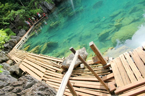 Still waters of Kayangan Lake
