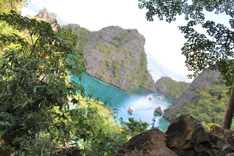 Incredible summit views in Coron