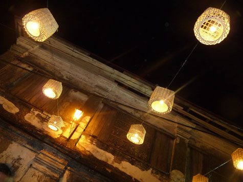 Hanging lanterns