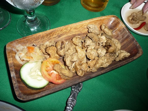 Crispy bagis, an example of regional Ilocos cuisine