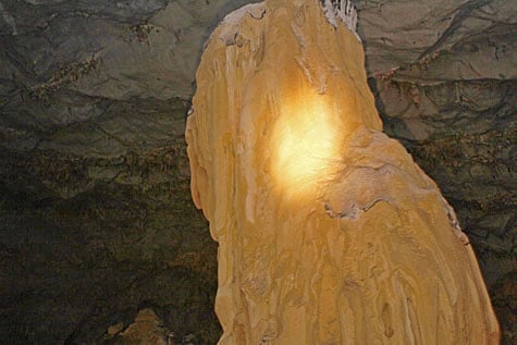 Obelisk-like stalagmite found in Underground River