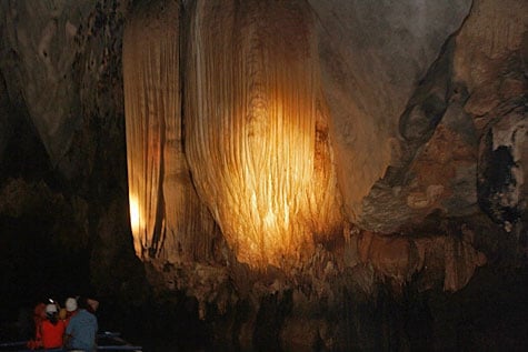 Unique cave formations in Palawan