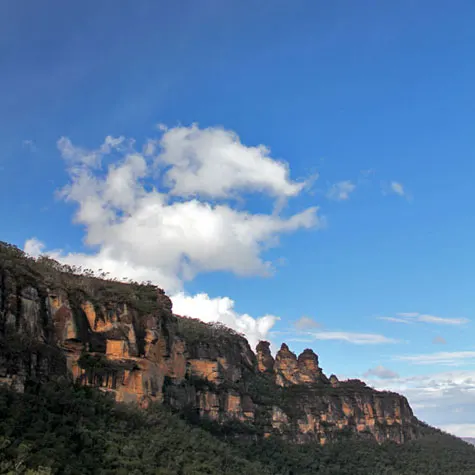 Blue Mountains, New South Wales, Australia Echo Point Lookout and The Three Sisters