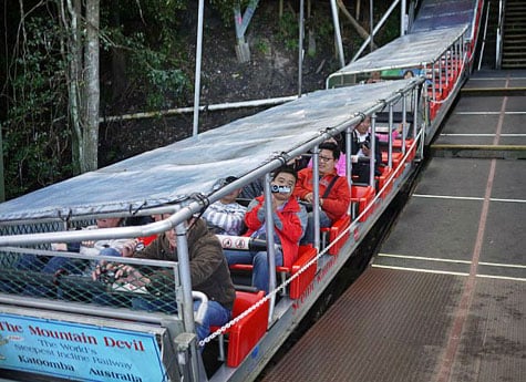 Railway ride through The Mountain Devil