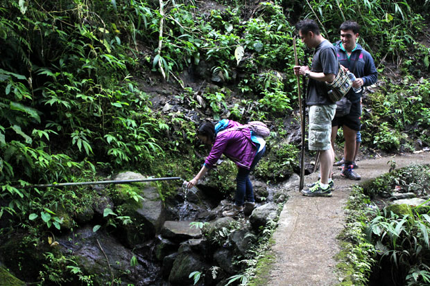 Tappiya Falls in Batad Rice Terraces, Banaue, Ifugao