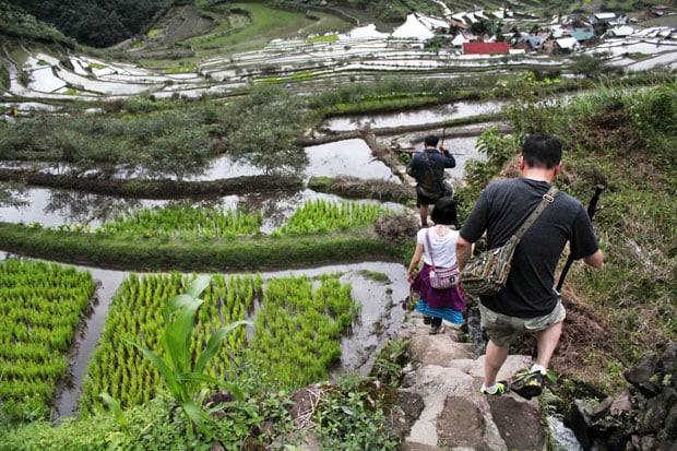 Tappiya Falls in Batad Rice Terraces, Banaue, Ifugao