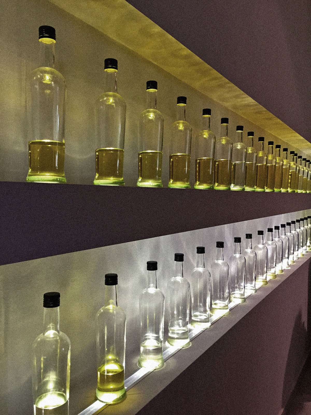 Chiavalon Olive Oil Estate, Croatia Decorative olive oil in jars