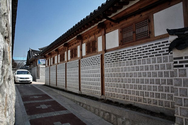 Walk through Old Seoul at Bukchon Hanok Village, Seoul, South Korea