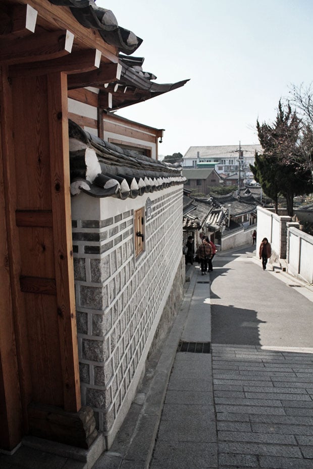 Walk through Old Seoul at Bukchon Hanok Village, Seoul, South Korea