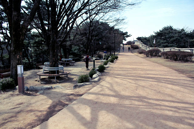 Climb Hwaseong Fortress Wall in Suwon, South Korea