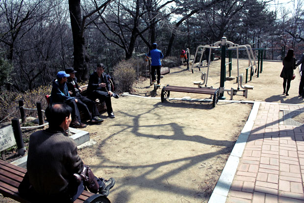 Climb Hwaseong Fortress Wall in Suwon, South Korea