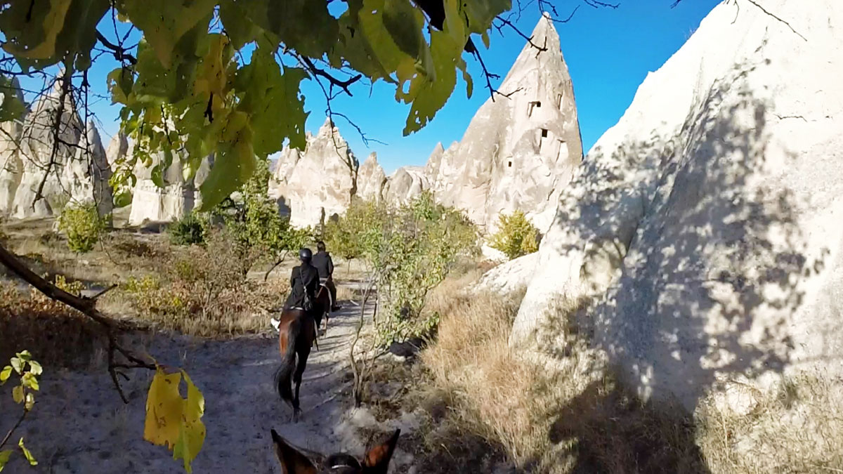 Exploring the Moonscape of Cappadocia, Turkey on Horseback