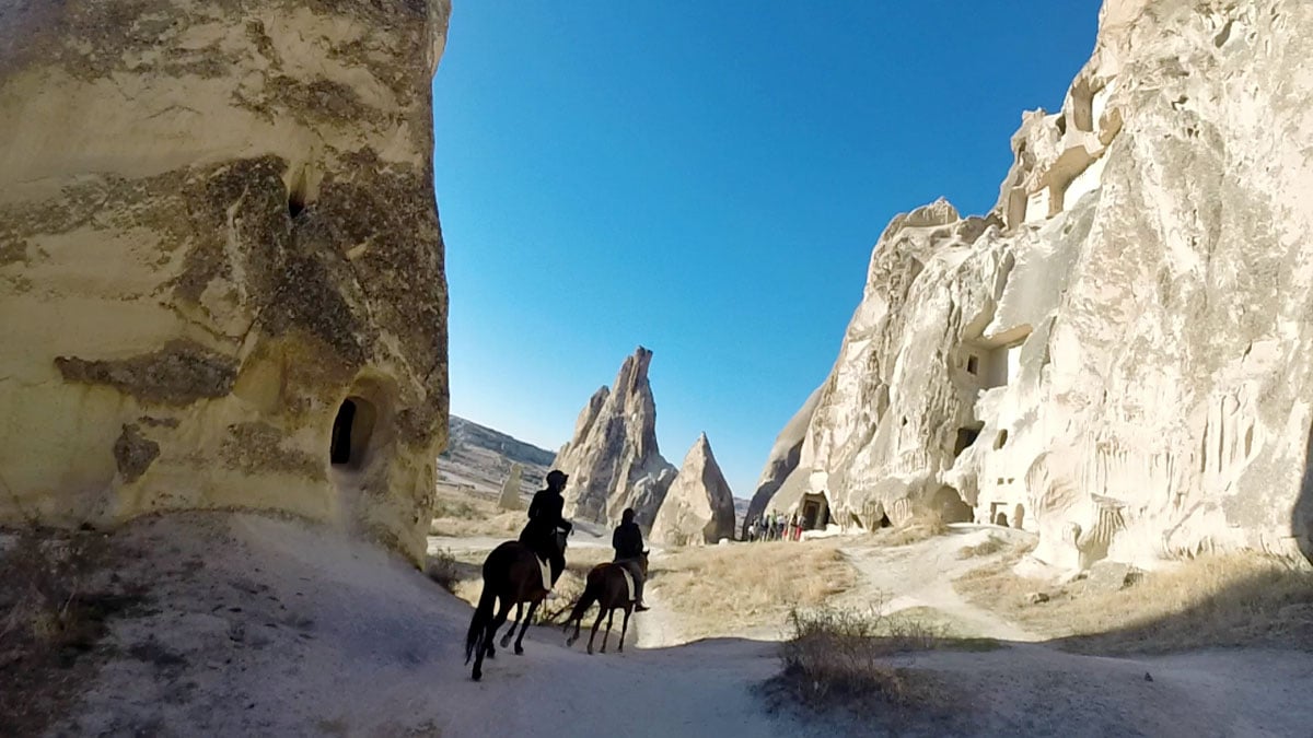 Exploring the Moonscape of Cappadocia, Turkey on Horseback