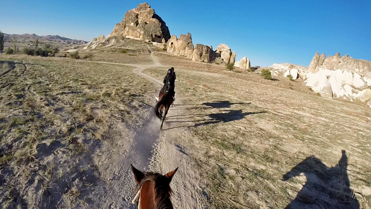 Exploring the Moonscape of Cappadocia, Turkey on Horseback