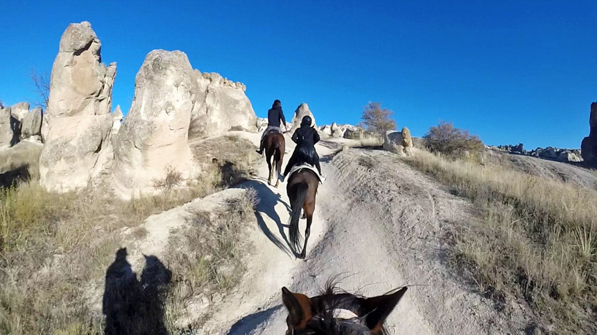 Exploring the Moonscape of Cappadocia, Turkey on Horseback