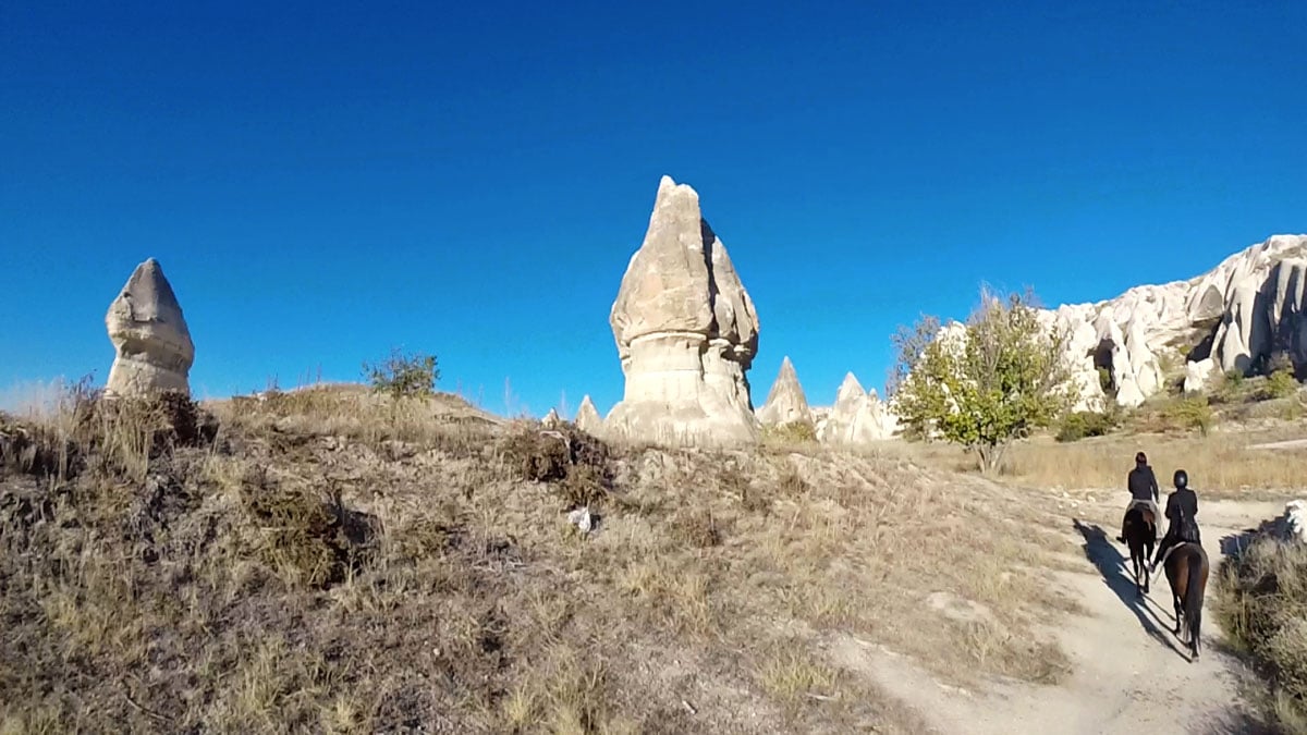 Exploring the Moonscape of Cappadocia, Turkey on Horseback