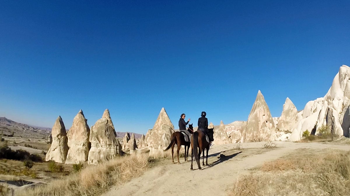 Exploring the Moonscape of Cappadocia, Turkey on Horseback