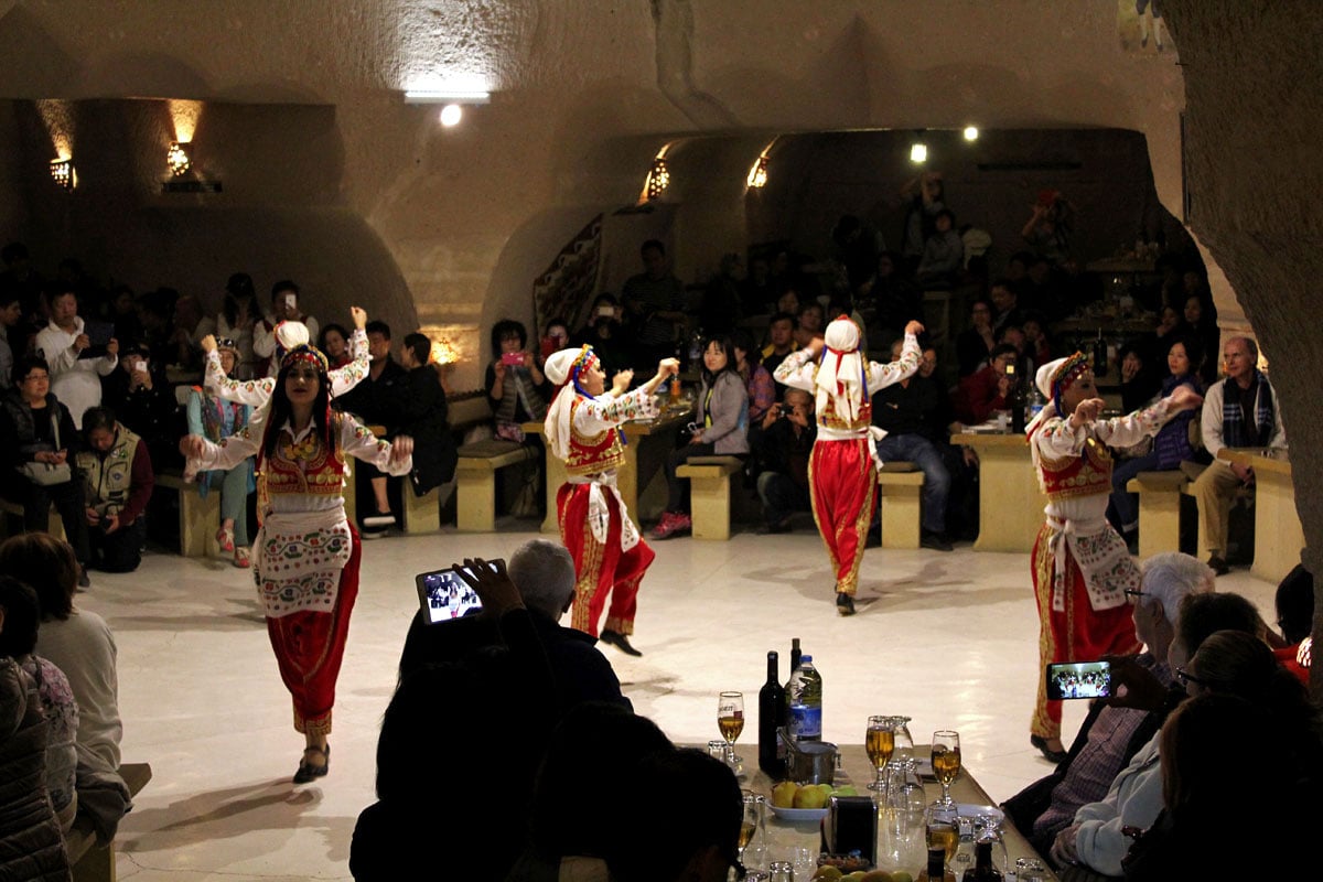 Turkish Night: An Evening of Dance, Food, and Free-flowing Wine in Cappadocia, Turkey