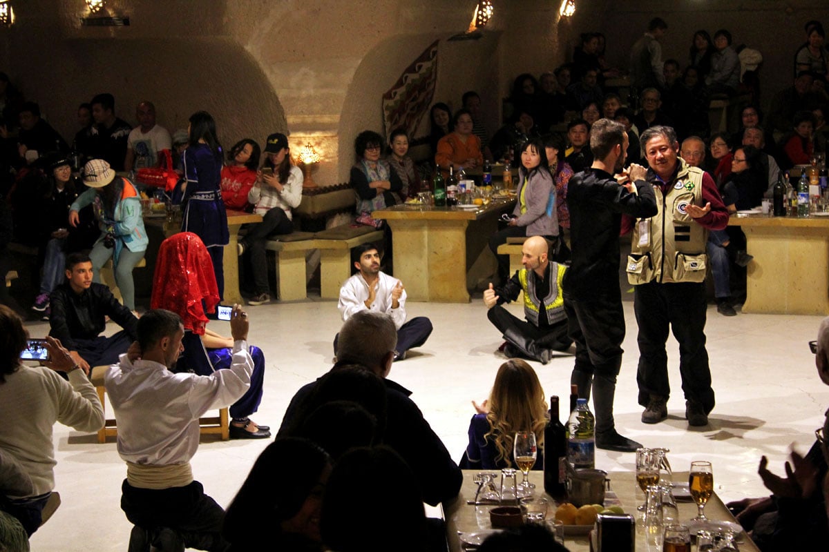 Turkish Night: An Evening of Dance, Food, and Free-flowing Wine in Cappadocia, Turkey