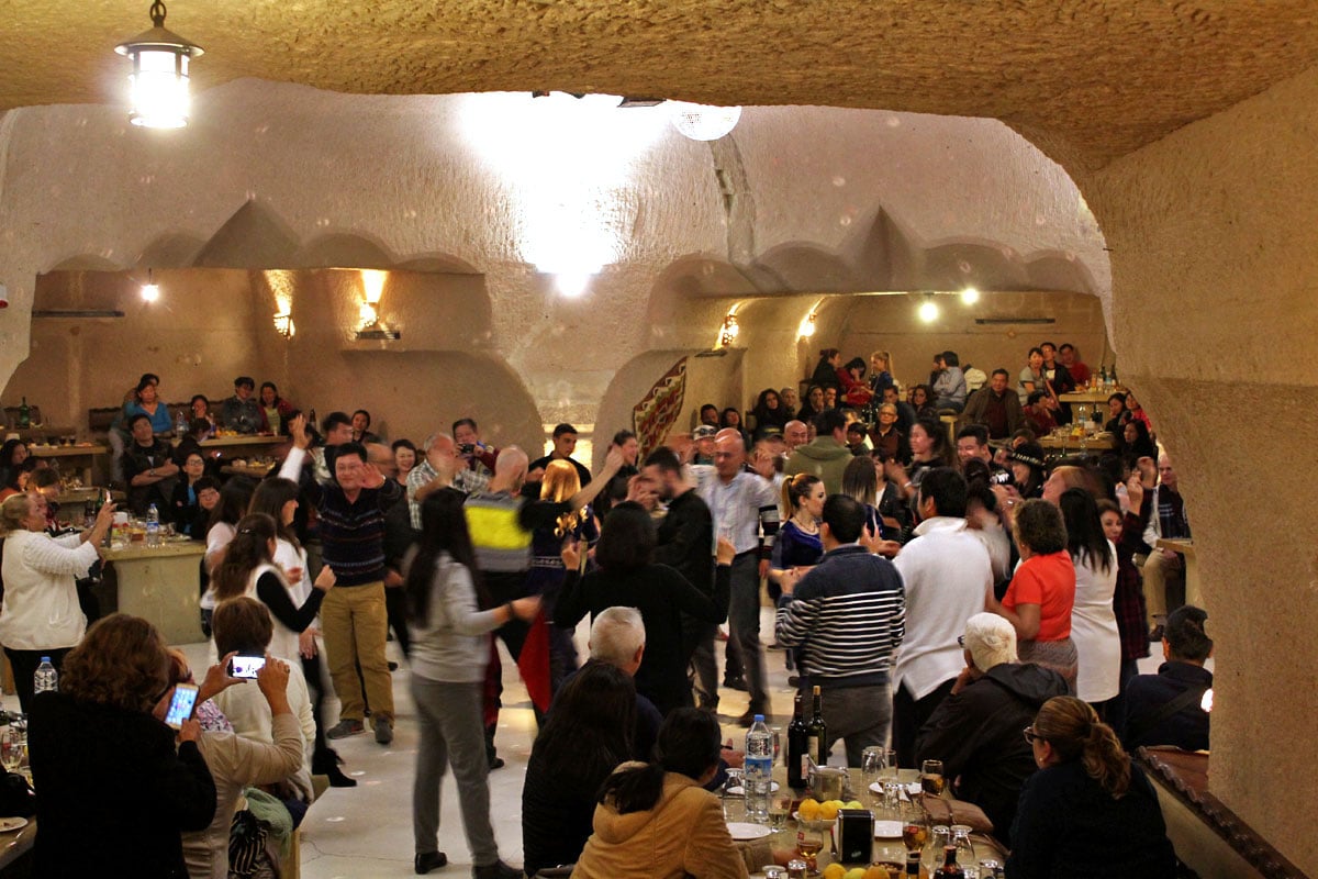 Turkish Night: An Evening of Dance, Food, and Free-flowing Wine in Cappadocia, Turkey