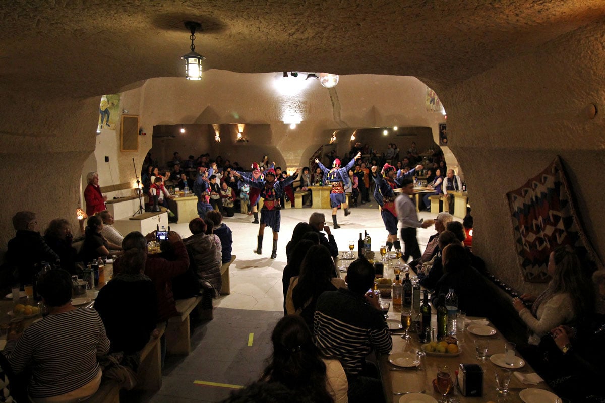 Turkish Night: An Evening of Dance, Food, and Free-flowing Wine in Cappadocia, Turkey
