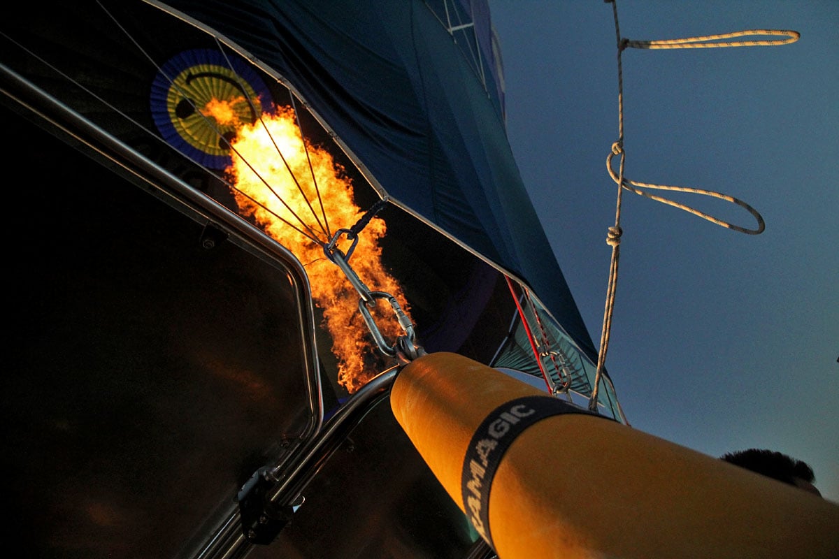 Watching the Sun Rise in a Hot Air Balloon with Cappadocia Voyager Balloons