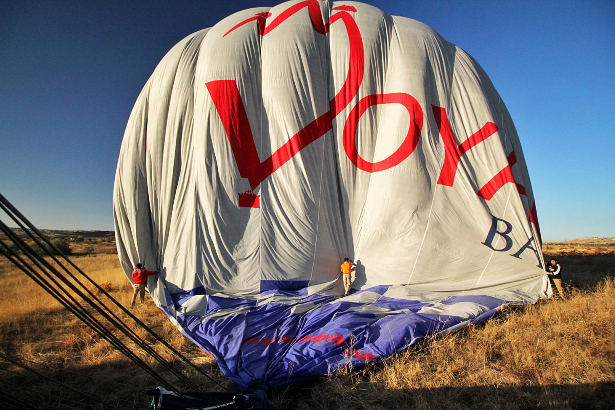 Watching the Sun Rise in a Hot Air Balloon with Cappadocia Voyager Balloons