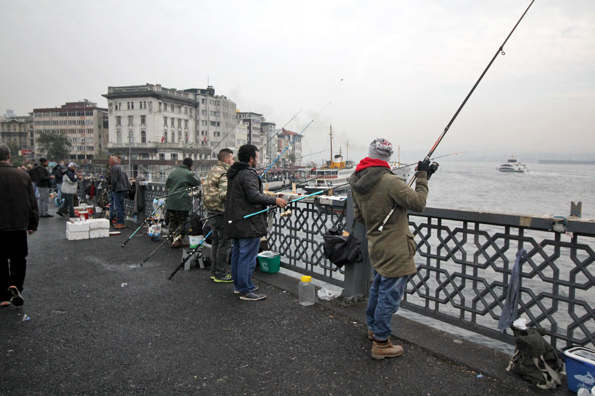 Galata Bridge, Istanbul, Turkey