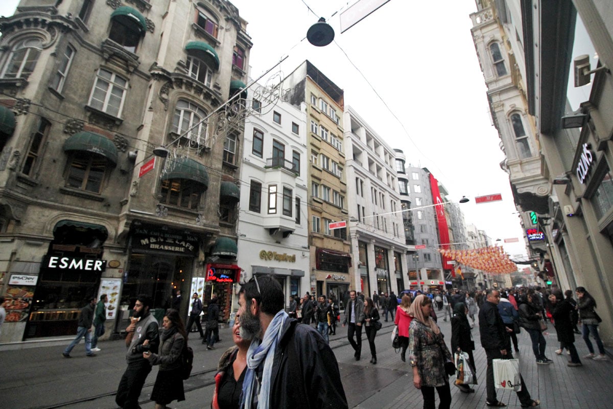 Istiklal Caddesi, Istanbul, Turkey