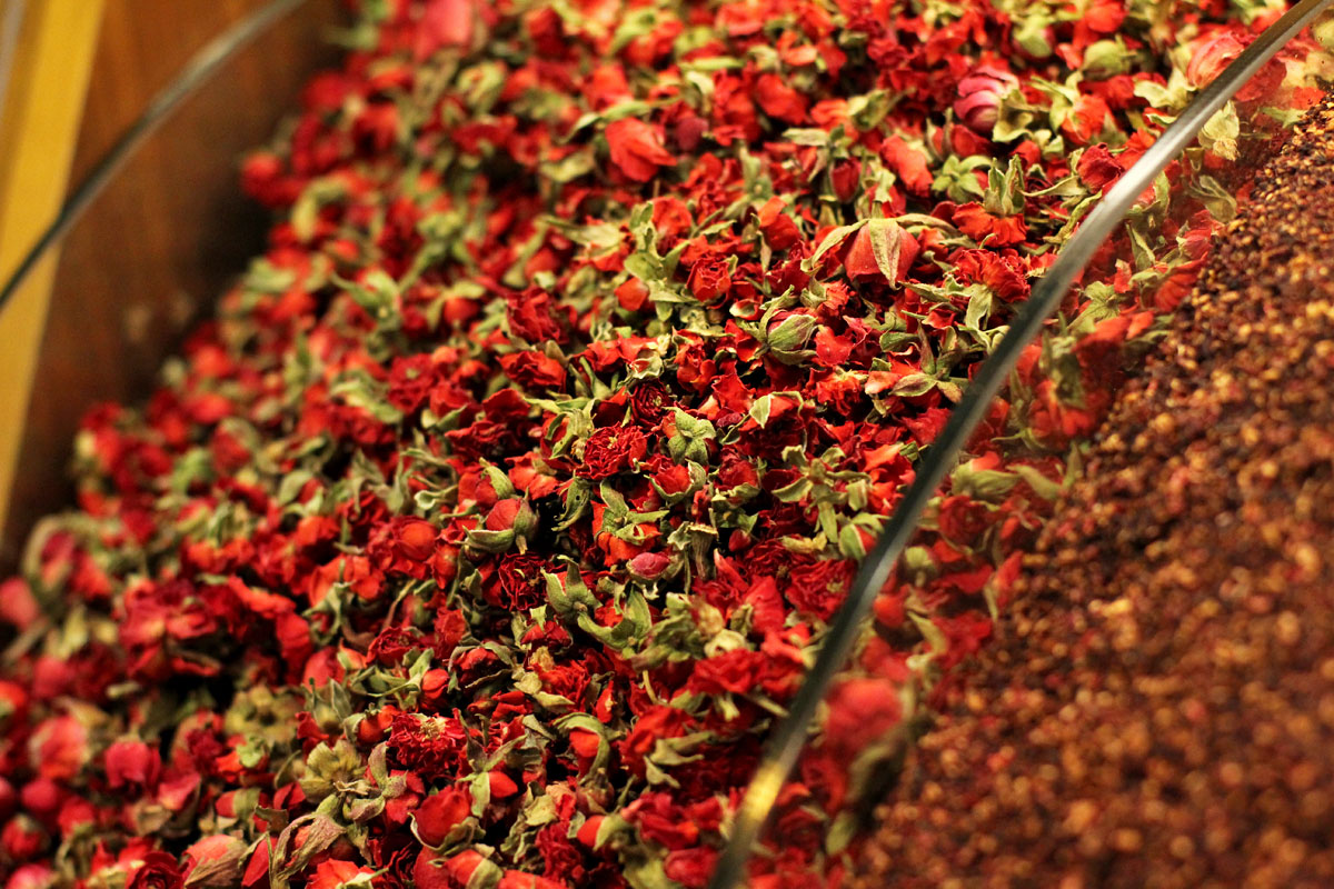 The Grand and Egyptian Spice Bazaars and Rustem Pasha Mosque in Istanbul, Turkey