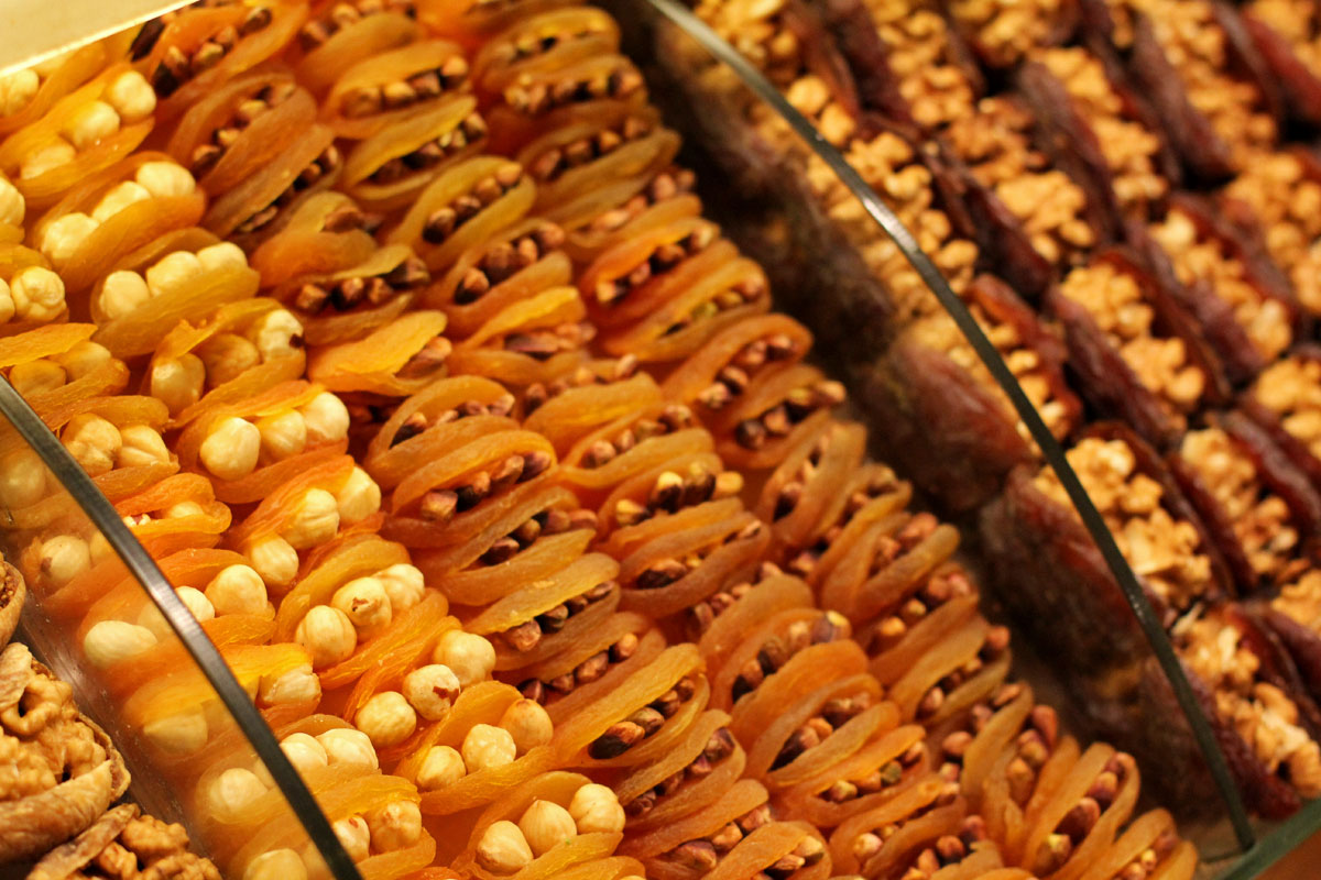 The Grand and Egyptian Spice Bazaars and Rustem Pasha Mosque in Istanbul, Turkey