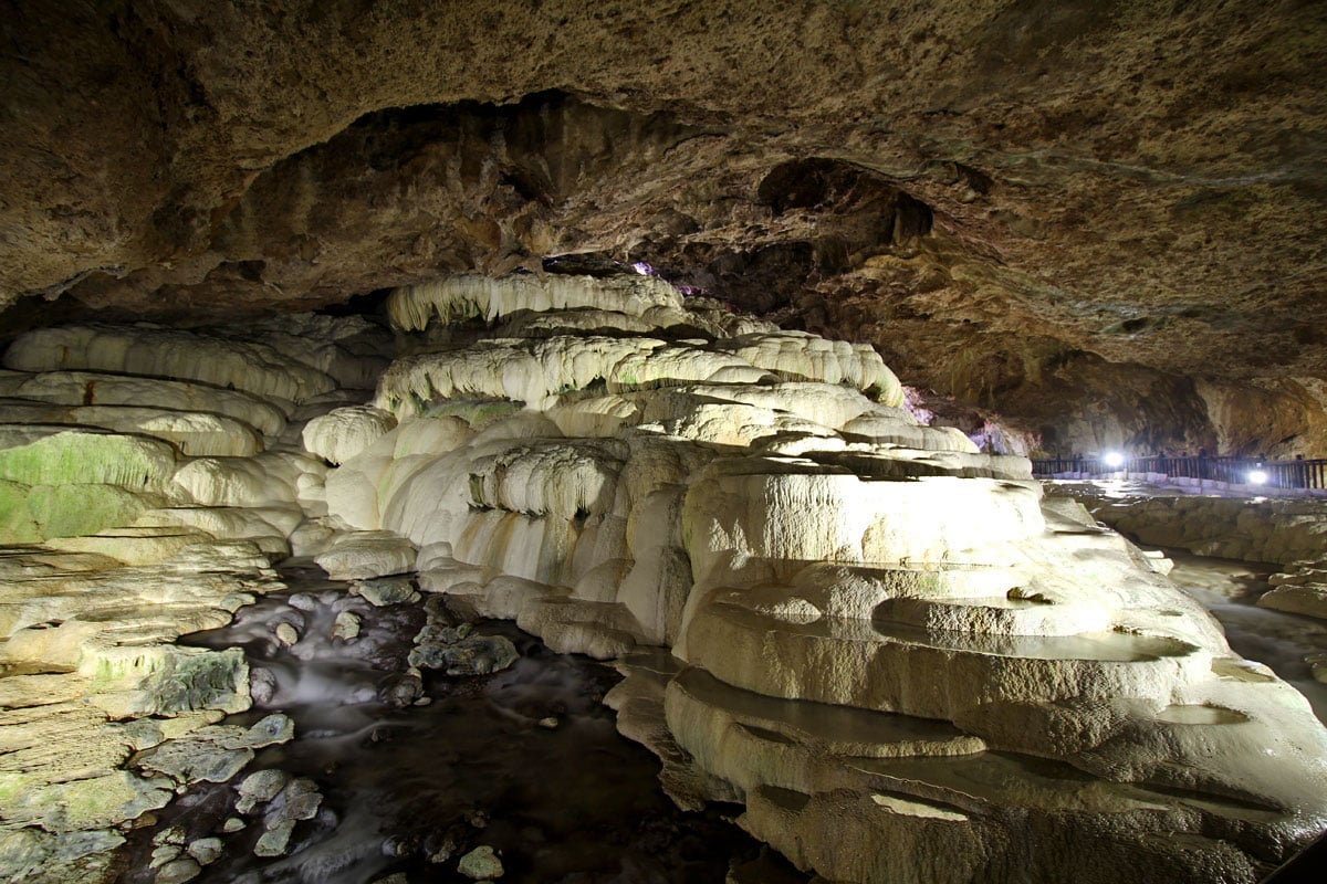 Marvel at Subterranean Calcium Travertines in Kaklik Cave, Pamukkale, Turkey