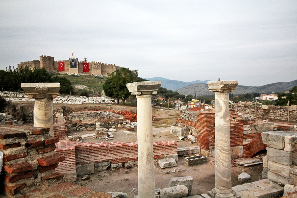 Visit the Basilica of St. John & İsabey Mosque — Monuments to Faith on Ayasuluk Hill in Selçuk, Turkey