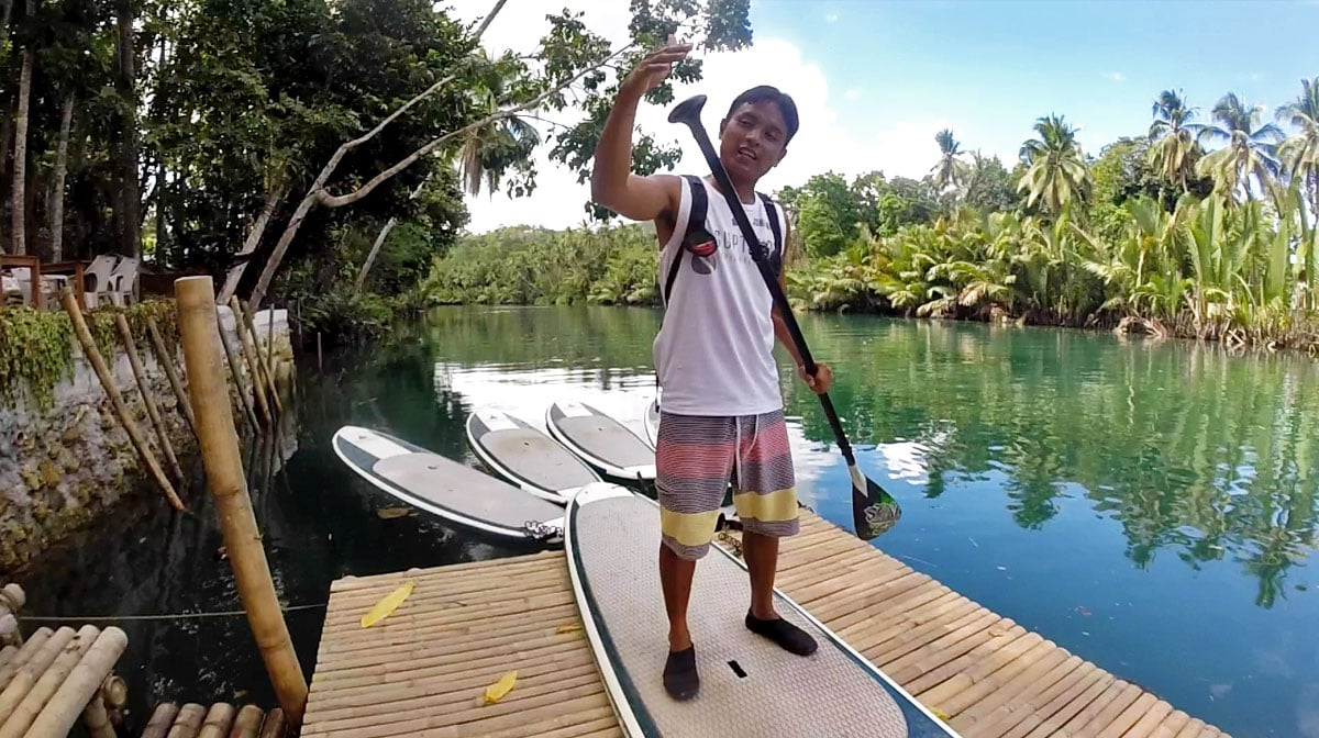 Go Stand Up Paddleboarding and Mountain Biking at Loboc River in Bohol, the Philippines