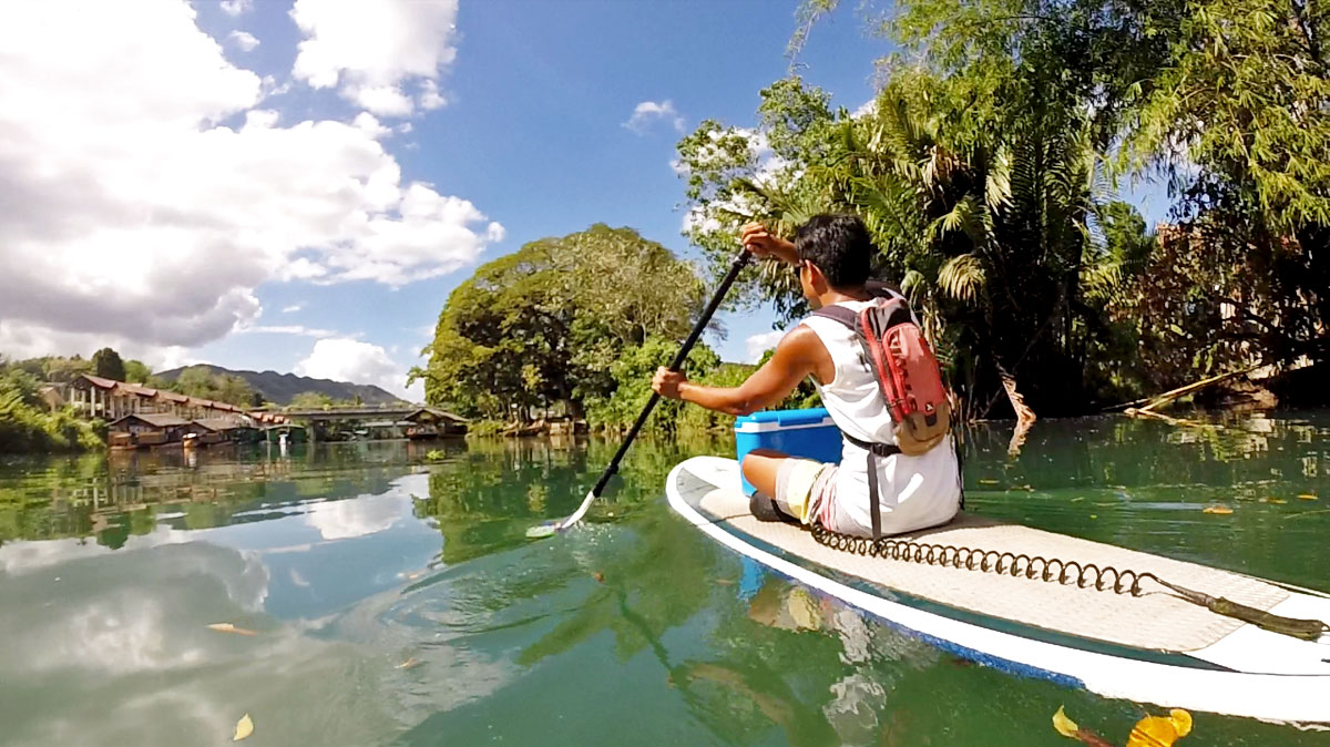 Go Stand Up Paddleboarding and Mountain Biking at Loboc River in Bohol, the Philippines