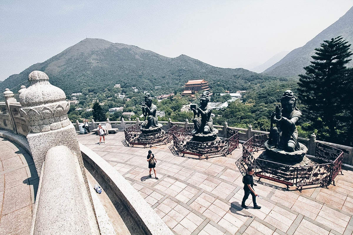 A Cable Car, a Giant Buddha, and a Streetful of Seafood on Lantau Island, Hong Kong