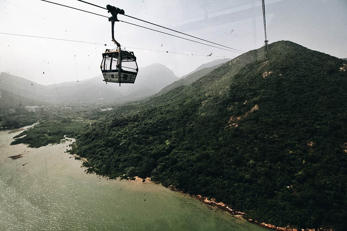 A Cable Car, a Giant Buddha, and a Streetful of Seafood on Lantau Island, Hong Kong