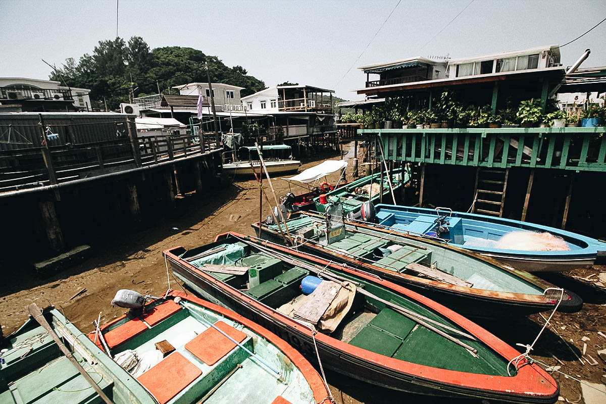 A Cable Car, a Giant Buddha, and a Streetful of Seafood on Lantau Island, Hong Kong