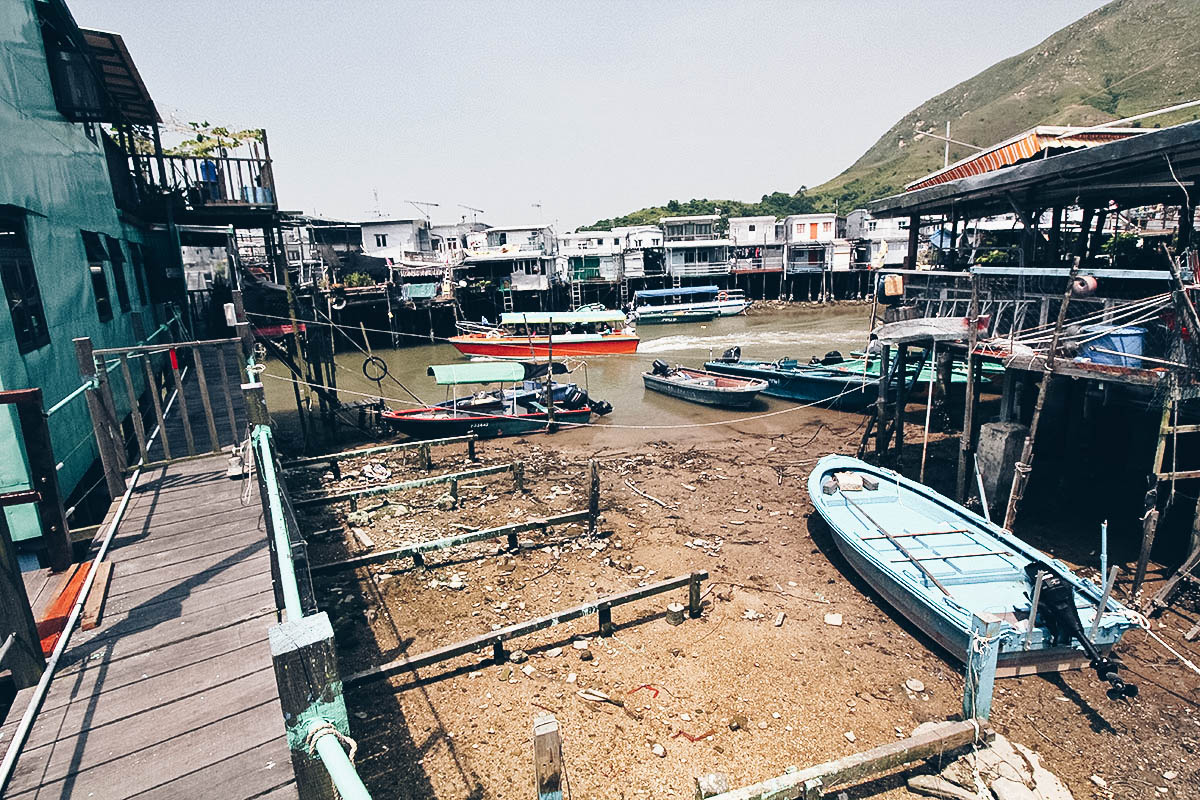 A Cable Car, a Giant Buddha, and a Streetful of Seafood on Lantau Island, Hong Kong