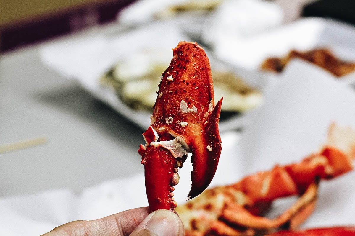 A Cable Car, a Giant Buddha, and a Streetful of Seafood on Lantau Island, Hong Kong