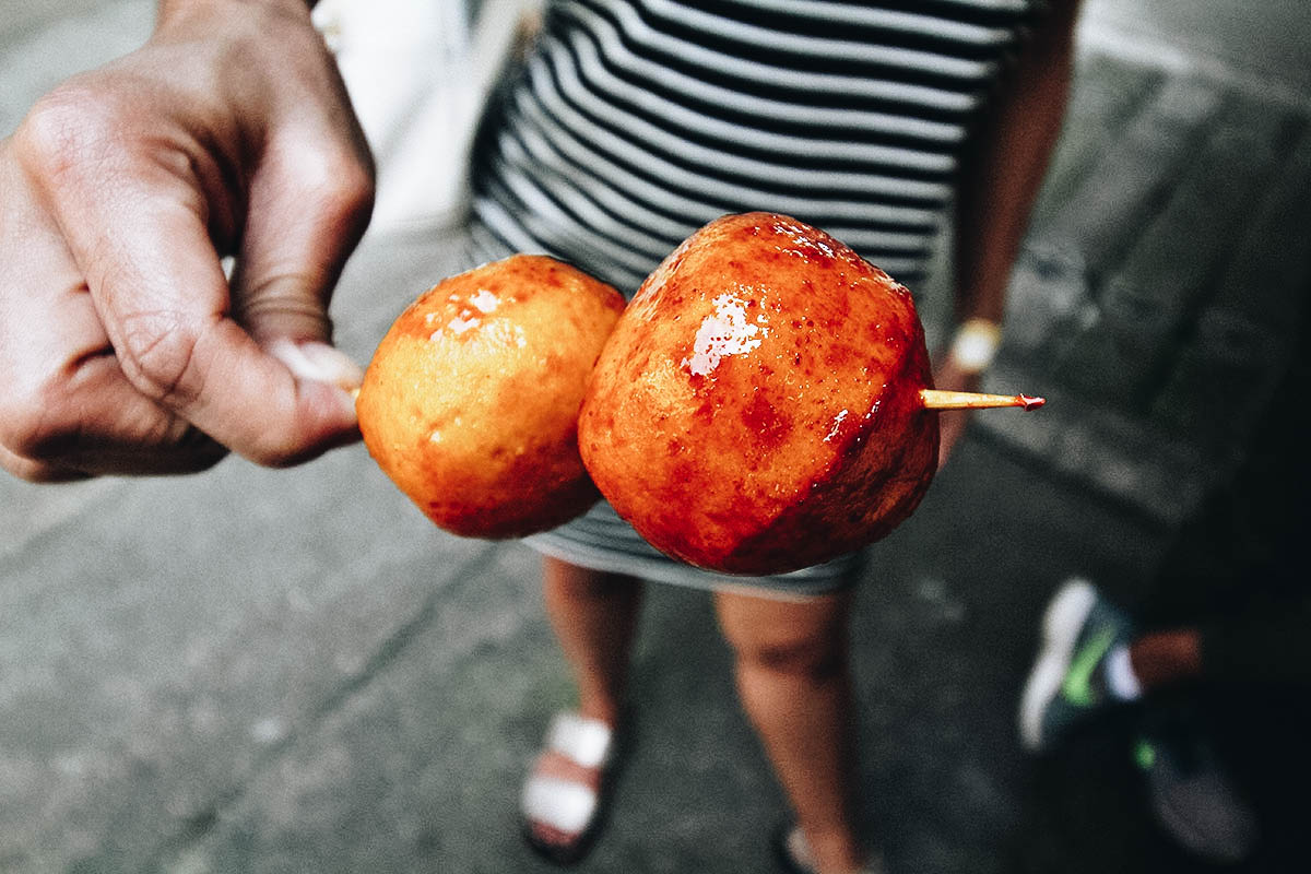 A Cable Car, a Giant Buddha, and a Streetful of Seafood on Lantau Island, Hong Kong