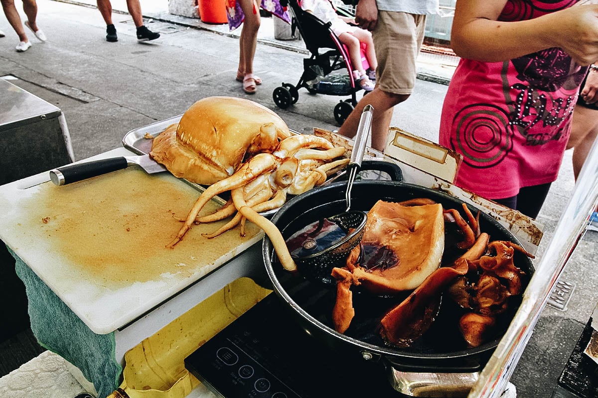 A Cable Car, a Giant Buddha, and a Streetful of Seafood on Lantau Island, Hong Kong