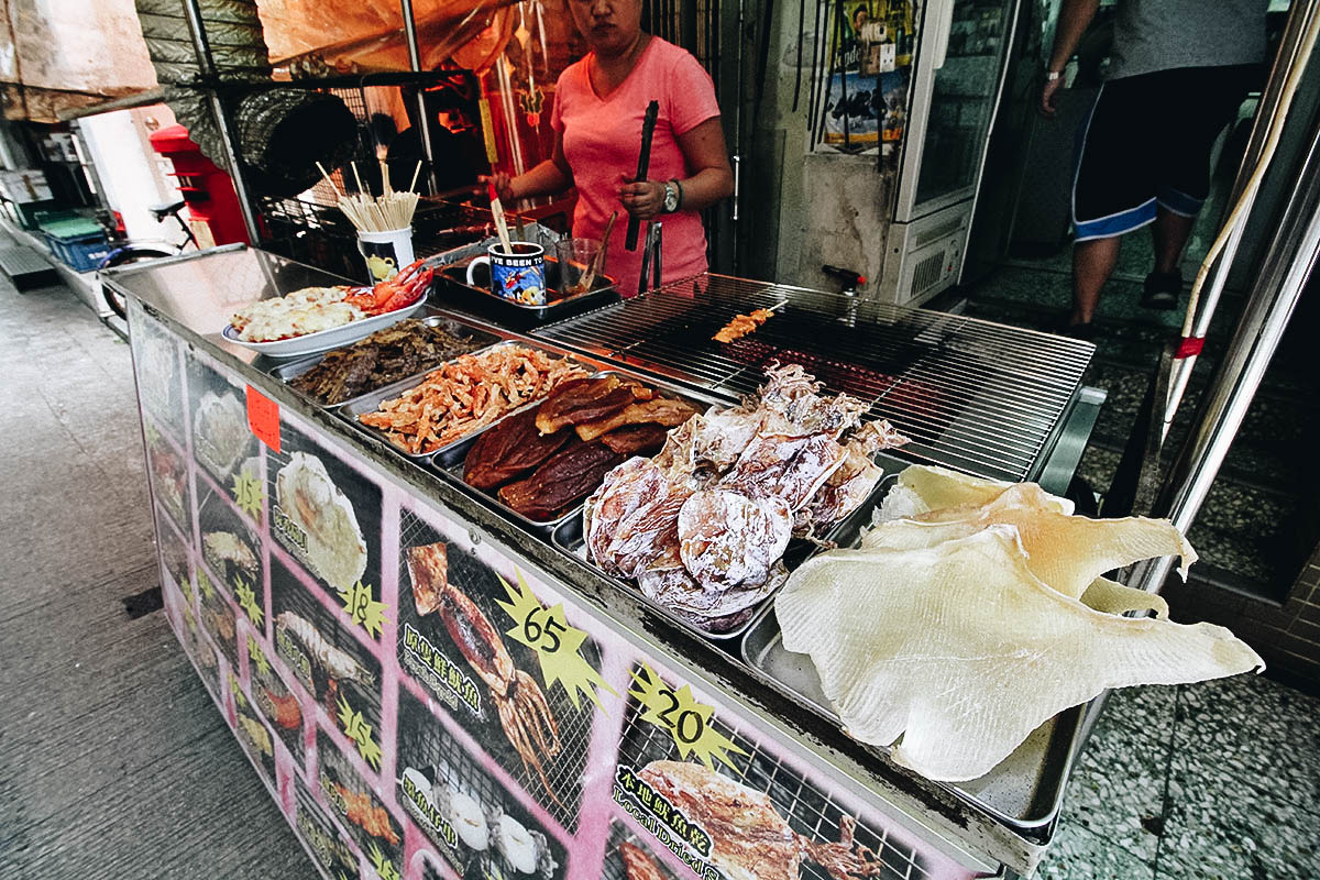 A Cable Car, a Giant Buddha, and a Streetful of Seafood on Lantau Island, Hong Kong