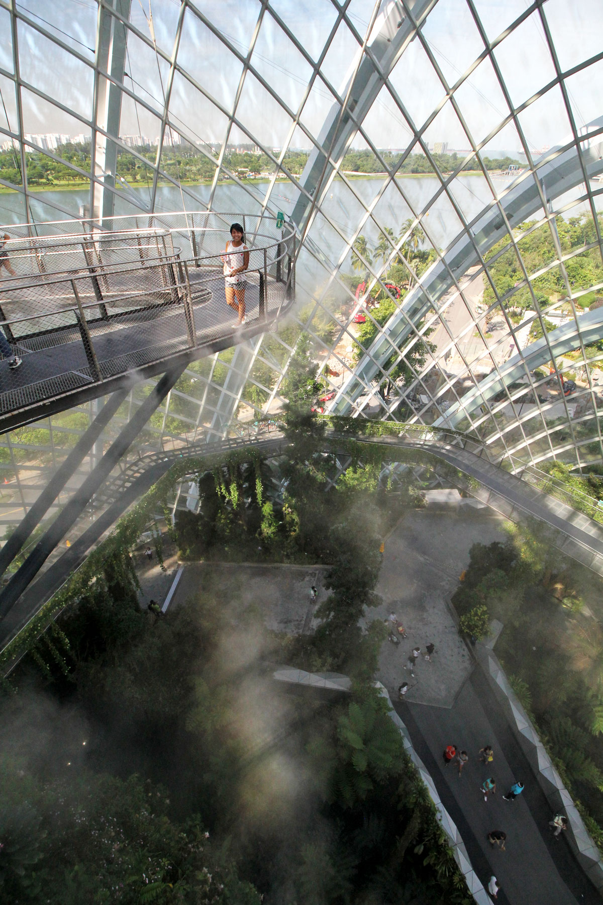 Step into a Domed Mountain Realm at Cloud Forest, Gardens by the Bay,  Singapore Will Fly for Food