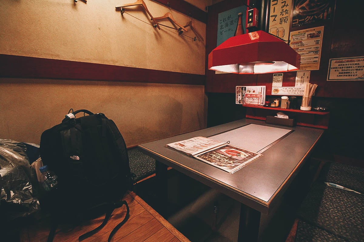 Horumon Shokudou: Where to Eat Jingisukan on a Charcoal Grill in Sapporo, Japan