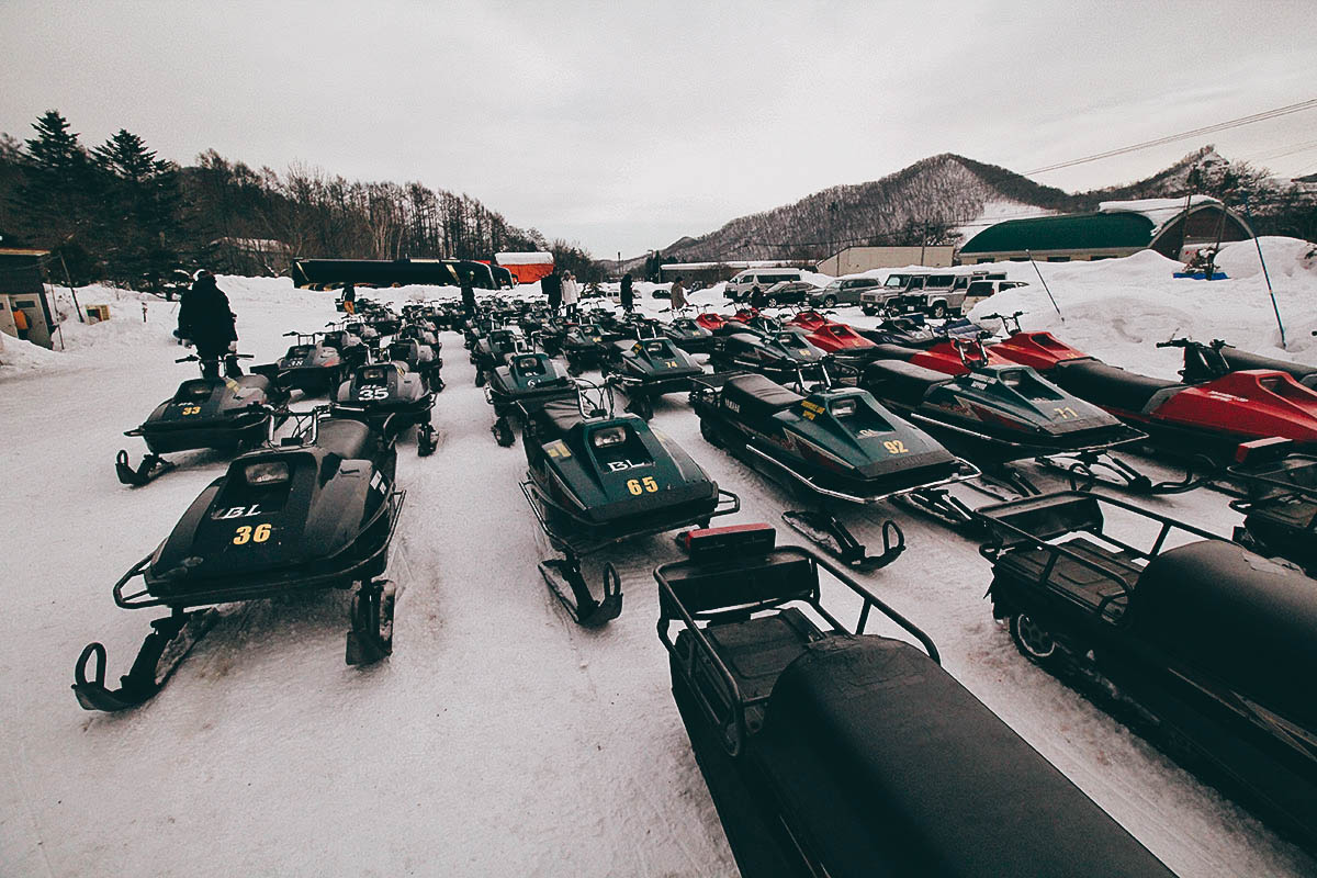 Snowmobile Land: Where to Ride a Snowmobile in Sapporo, Japan