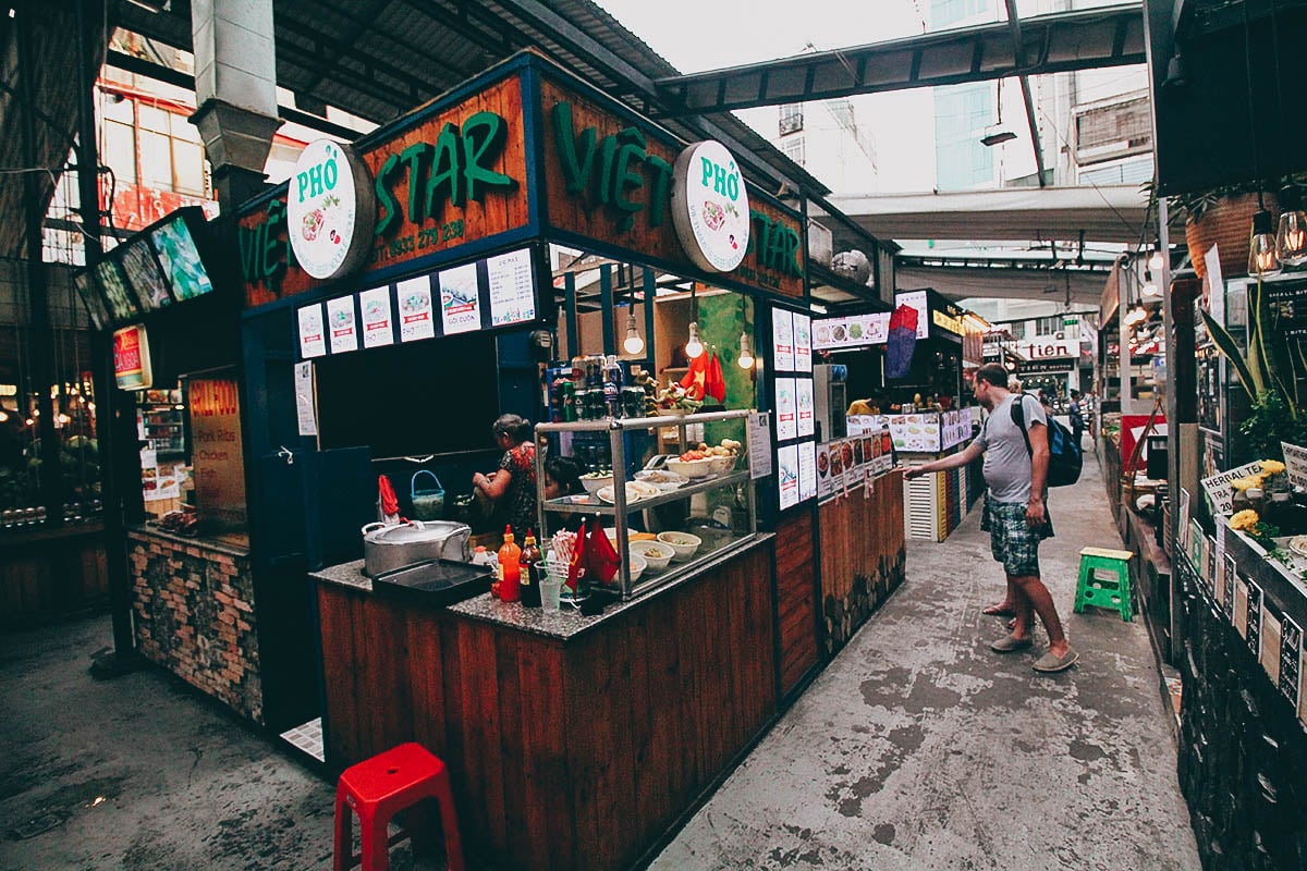 Ben Thanh Street Food Market A Trendy Food Hall in Ho Chi Minh City (Saigon), Vietnam